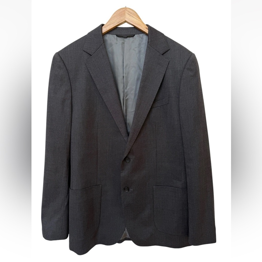 Bonobos Lanificio Comero Standard Fit Wool Sportcoat Jacket Mens 42L Gray